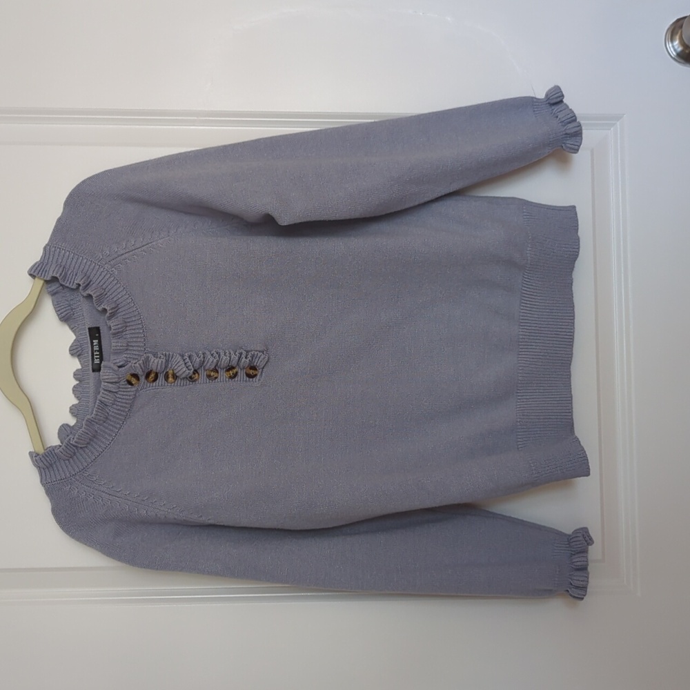 BTFBM Buttoned Ruffled Sweater - Picture 2 of 6